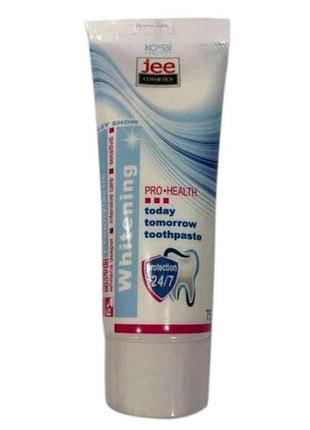 Зубная паста jee отбеливающая 75мл 4820000113977 тм jee cosmetics