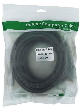 Кабель hdmi-hdmi 8k od8.0 5м тм gerlax