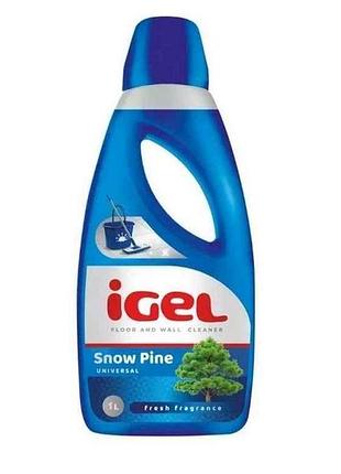 Средство для мытья пола и стен 1л snow pine floor cleaner тм igel
