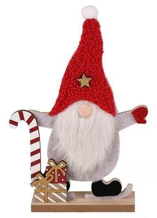 Декор новогодний 12*24см gnome r33793 тм stenson