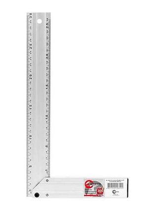Косинець будівельний алюмінієвий 300мм mt-2062 тм intertool