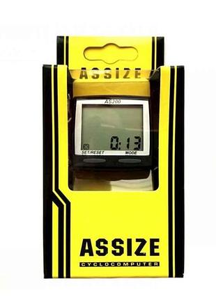 Велокомпьютер assize as-200 (8 функций) (тайвань) тм kelb.bike