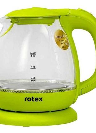 Електрочайник 1100вт 1л rkt80-gp тм rotex