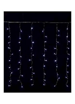 Гірлянда штора 320 led 3*1,5м білий 1529-03 тм китай