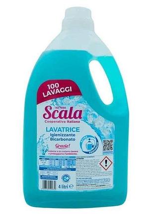 Гель для стирки 4л универсальный с бикарбонатом тм scala