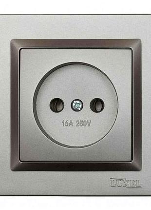 Розетка jazz (графит) 9701 тм luxel