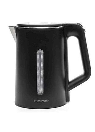 Електрочайник 1500вт 1,8л нерж hks-204d тм holmer