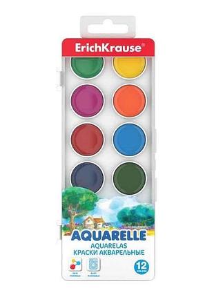 Краски акварельные erich krause, 12 кол.ek50581 тм офорт