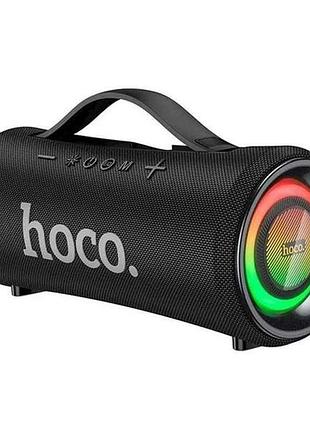 Портативная колонка ha10 40w/bt5.4/usb/aux/microsd/fm/3000mah/tws 31.8x13.7x13.6см черная тм hoco