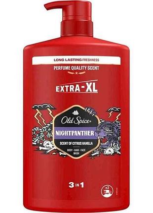 Гель-шампунь для душа 1л night panther тм old spice