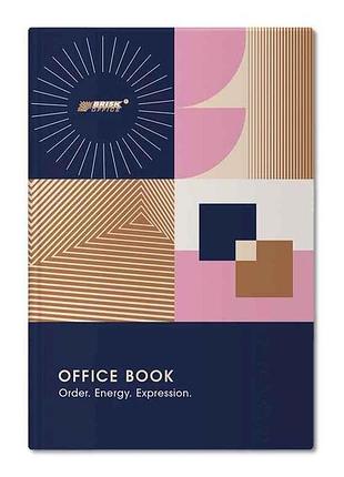 Книга для нотаток дкв-4 176арк.#оф.ф-а4 матова лам. №4452 тм gold brisk