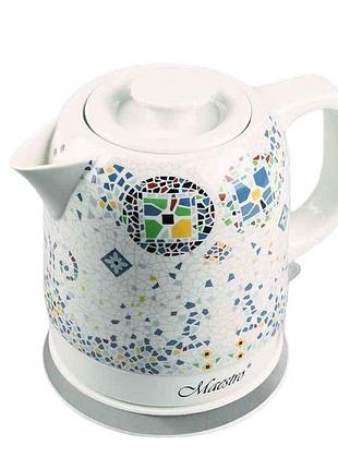 Электрочайник 1200вт 1,5л mr-068-mosaic тм maestro