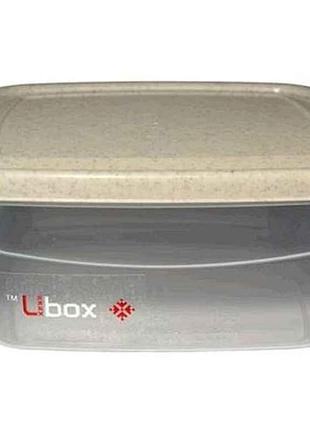 Контейнер 500мл пл. с крышкой (квадратный) 89к тм ubox
