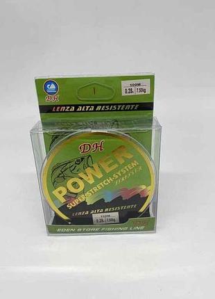 Лiска power 0,28мм 7,5кг 100м білий sm-y-21-028 тм prc