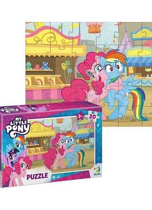 Пазли 30ел. my little pony. парк атракціонів 200683 тм dodo