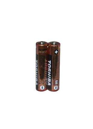Батарейка лужна lr03/aaa 2шт (спайка) тм toshiba