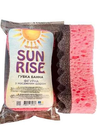 Губка лазнева sun rise 1шт тм начисто