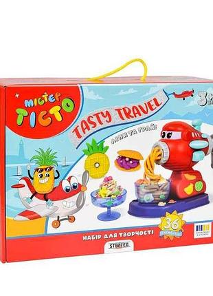 Набір для творчості містер тісто tasty travel (укр) 41038 тм strateg