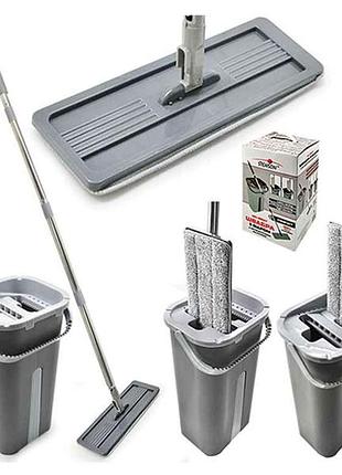 Швабра с ведром 15*13*34см с автоматическим отжимом 1.25см mh-3554y тм stenson