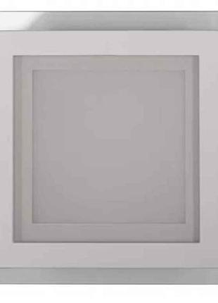 Панель led квадрат (зі склом) 12w 4000k ip20 (dlsg-12n) тм luxel
