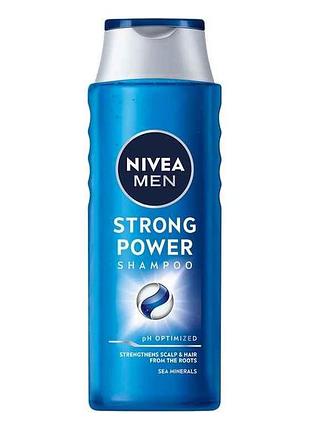 Шампунь 400мл men strong power тм nivea