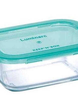 Емкость для еды 380мл keepnbox lagoon прямоугольная тм luminarc