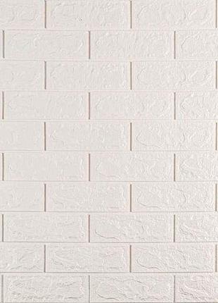 Панель стінова 3d 770 * 700 * 5мм 001-5 (цегла) біла (sbd) sw-00000029 тм sticker wall