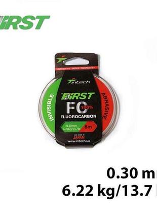 Флюорокарбон first fc 0,30мм 6,22кг 8м тм intech