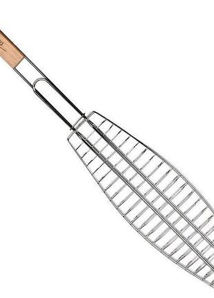 Решетка гриль для рыбы 72*42*14*3см mh-5412 тм stenson