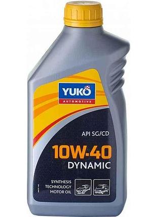 Масло моторне напівсинтетичне dynamic 10w-40 api sg/cd 1,0 л тм yuko