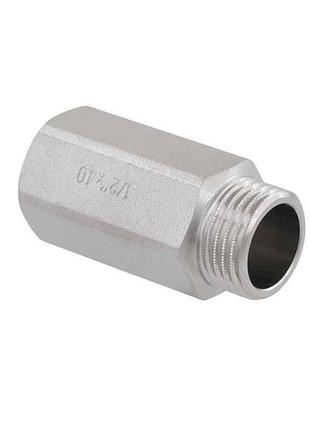 Удлинитель 1/2 40 мм, зв, dn 15, снаружи под ключ, никель, udl0140 тм raftec