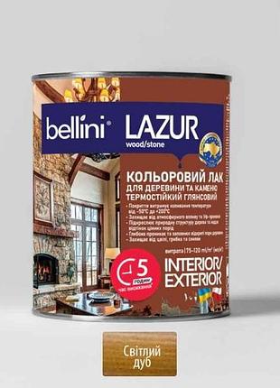 Лазурь 2,5л для древесины светлый дуб тм bellini