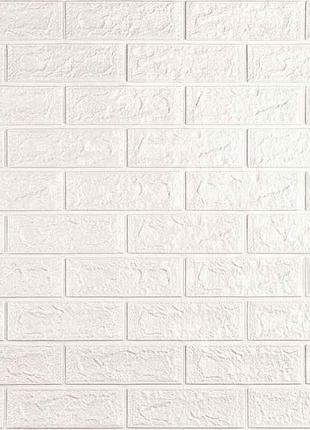 Панель стінова 3d 770 * 700 * 5мм 001-5 (цегла) біла матова (d) sw-00000587 тм sticker wall