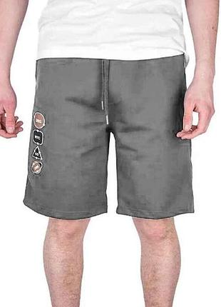 Шорты мужские спортивные арт.p0169-008/1t серый р.5xl тм mody