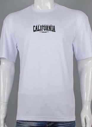 Футболка білий оверсайз california 3406м р.2xl тм fero