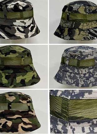 Панама камуфляж з сіткою р.57-59 тм shapki