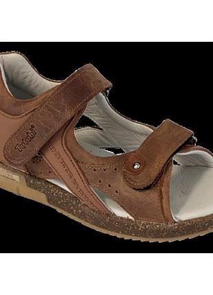 Ортопедичні босоніжки tutubi 2268 brown р.37-40 38