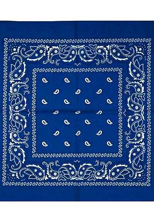 Бандана синій класична арт.1-3 р.55*55 тм shapki