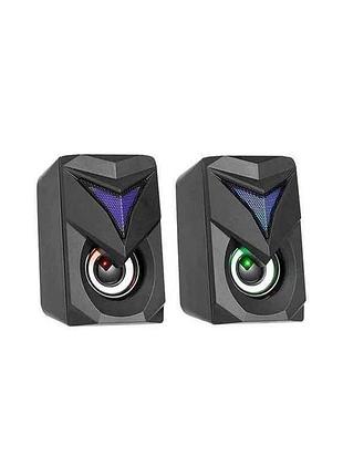 Колонка компьютерная 2.0 xtrike sk-405 usb 3.5 черные 3w тм xtrike