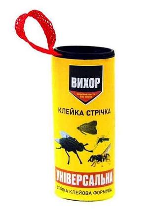 Липка стрiчка вiд мух (кругла) тм вихор