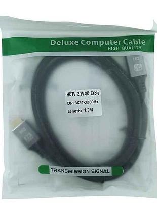 Кабель hdmi-hdmi 8k od8.0 1.5м тм gerlax