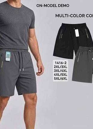 Шорти чол. арт.14-16-1 сірий р.5xl-6xl тм kenalin