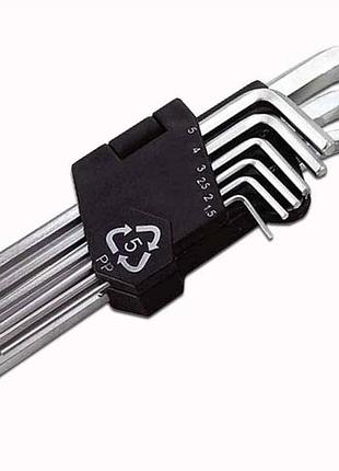 Набір шестигранників cr-v (9шт) довгі 75-0956 тм master tool