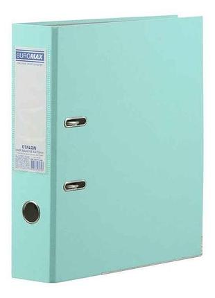 Папка-регистратор одност etalon а4 pastel 70/75мм мятный тм buromax