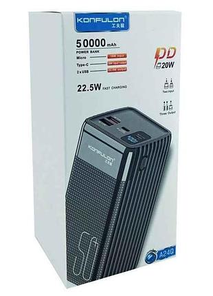 Power bank 50000mah a24q 17936 тм konfulon