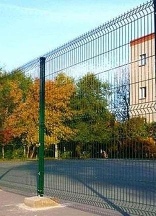 Секция ограждения эко с пвх покрытием 50х200мм клетка 1,26х2,5м тм заграда