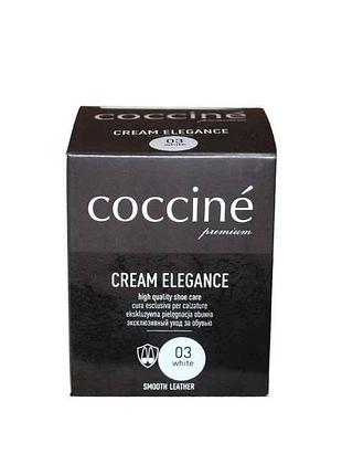 Крем в банці elegance губка, 50мл білий тм coccine