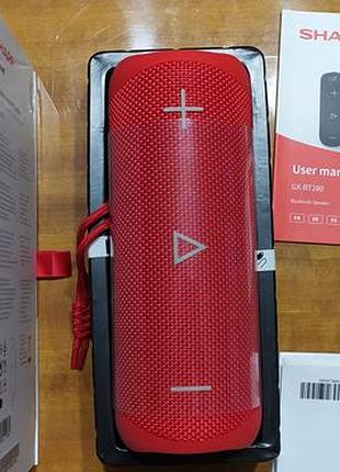 Портативная акустика sharp portable wireless speaker red (gx-bt280(rd).