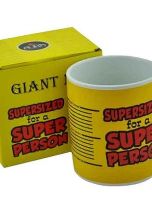 Чашка 900мл super person в под. коробці 3231 тм китай