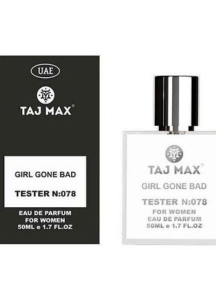 Парфумована вода для жінок 50мл тестер №078 kilian good girl gone bad тм taj max